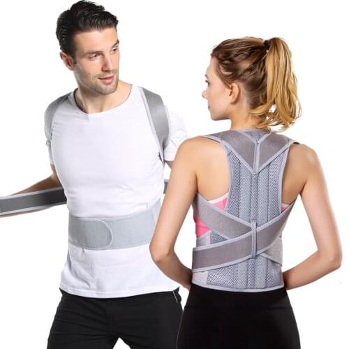 Hot Selling Back Brace Support with Armpit Pads Adjustable Posture Corrector for Women Man Posture Brace Back Support Corrector