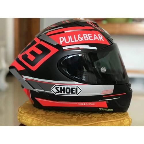 New SHOEI motorcycle helmet red ant anti-fog helmet racing motorcycle running helmet men and women