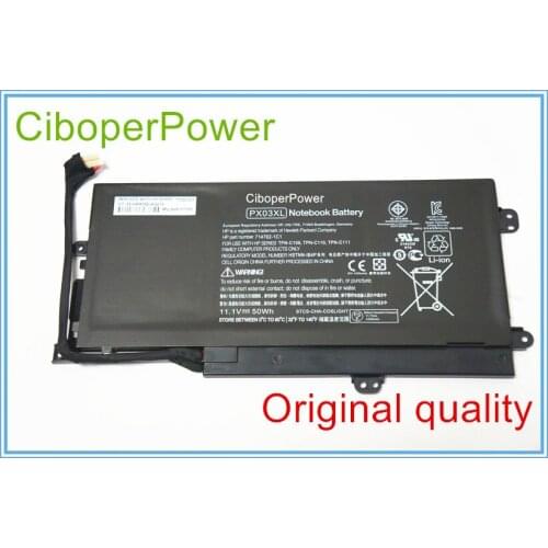 11.1V 50WH Original New Laptop Battery PX03XL For M6-K K010DX HSTNN-LB4P TPN-C109 TPN-C110 Free Shipping
