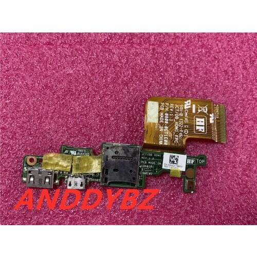 Original DC Power Jack USB Board Flex cable For Dell Venue 11 Pro 7130 Tablet t07g Charger Board 0jxxc3 0R26KY Test OK