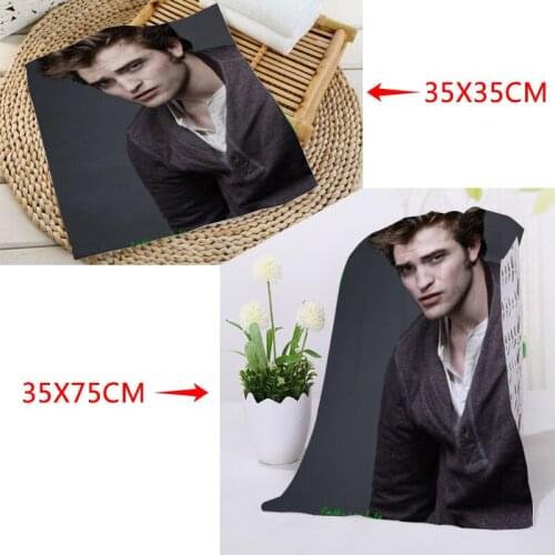 Custom Robert Pattinson 35x75cm Face Towels Facecloth Microfiber Washcloth Quick drying Sports Towel