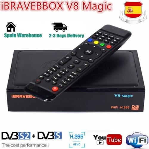 IBRAVEBOX V8 Magic Satellite TV Receiver 1080P HD H.265 Digital DVB-S2 Built-in WIFI Receptor Set Top Box Satellite Receiver