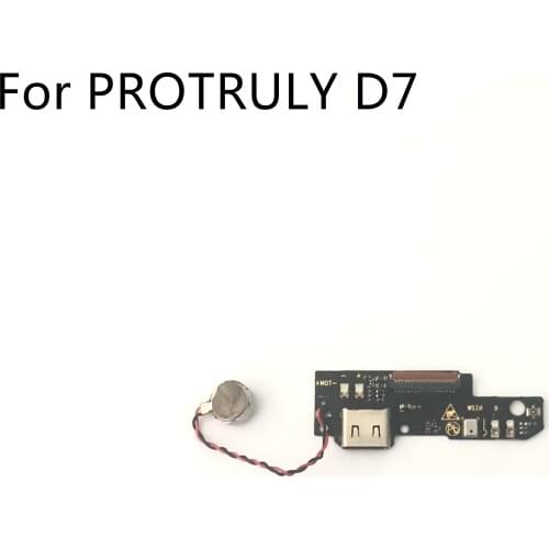 PROTRULY D7 Used USB Plug Charge Board + Vibration Motor For PROTRULY D7 MTK6797 Helio X20 5.5 1920*1080 Free Shipping