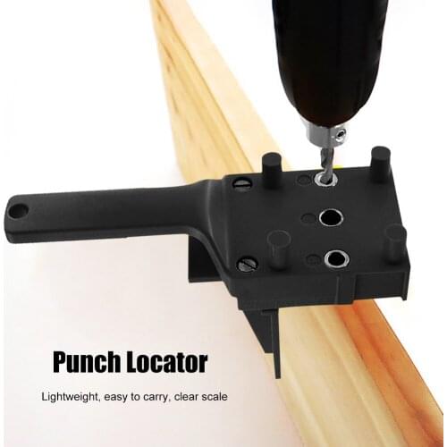 Punch Locator Set Handheld Puncher Locator Woodworking Tools 6/8/10mm Drill Bit Hole Puncher For Carpentry Dowel Joints