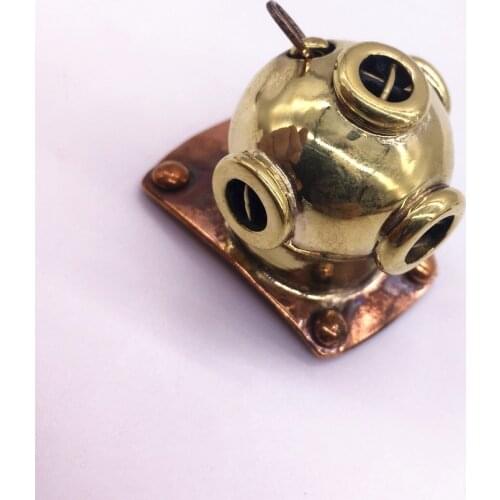 Diving Cap Paracord Bracelet Large Brass Diving Cap Key Pendant Knife Beads EDC Accessories DIY Pendant Buckle For Paracord