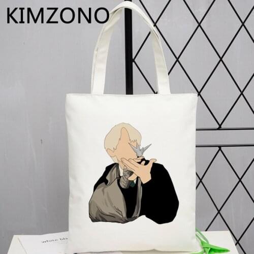 Draco Malfoy shopping bag tote cotton grocery bolsa eco reusable bag boodschappentas sac cabas fabric grab