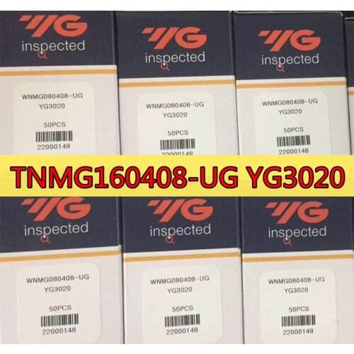 TNMG160404-UF YG3020 TNMG160408-UG YG3020 100% original YG Carbide insert Processing: steel