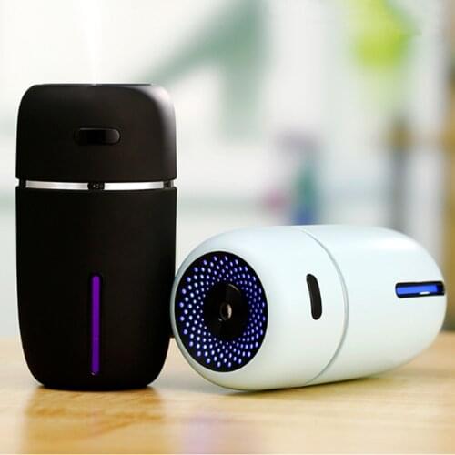 FOXSUR Car Air Humidifier Aroma Essential Oil Diffuser 200ml Aromatherapy Diffuser USB for Home Office Car Air Purifier Air Care