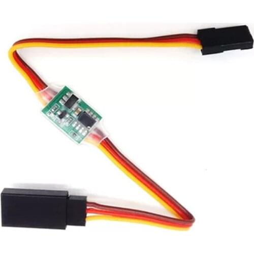 1Pcs Mini Servo Inverter Reverse Servo Signal Reverser Switch cable JR Futaba 5-6V 3.6-24VCompatible for Servo RC plane Car Boat