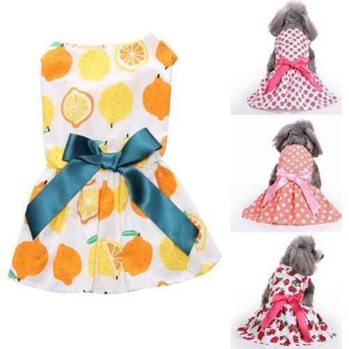 1PC Princess Weedding Tutu Skirt Lace Lape Dog Pet Dress Summer Pet Clothes Party Sundress