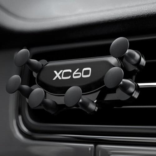 Car Interior Air Vent Clip Mount No Magnetic Mobile Phone Holder for Volvo XC60 Accessories Car Styling