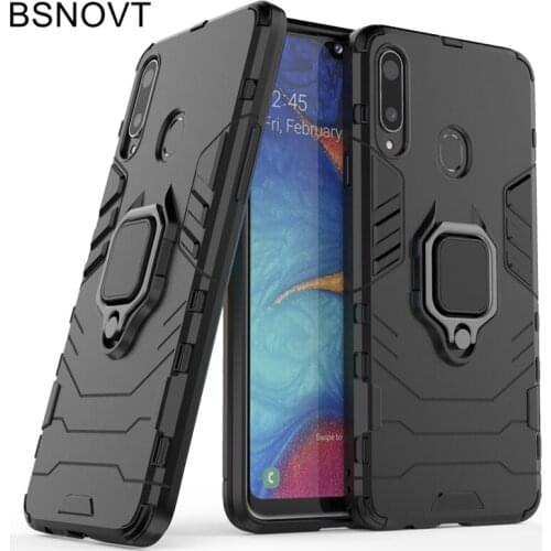 For Samsung Galaxy A20s Case Magnetic Armor Finger Ring Shockproof Hard Case For Samsung Galaxy A20s Cover For Samsung A20s Case