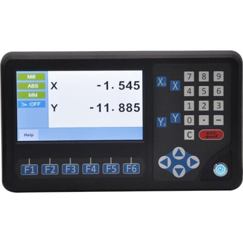 D80-2V 2 Axis screen DRO Digital Readout with Large LCD Screen for Lathe Machine /Milling Machine