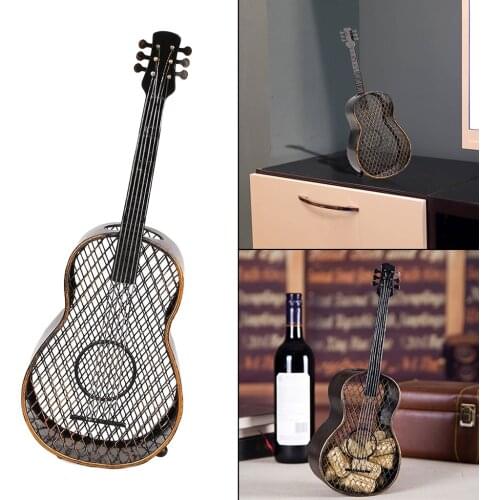 Wine Cork Holder Storage Container Guitar Display Rack for Kitchen Bar Decor