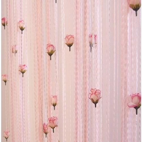 FAWNUOS Silk Curtains For Windows