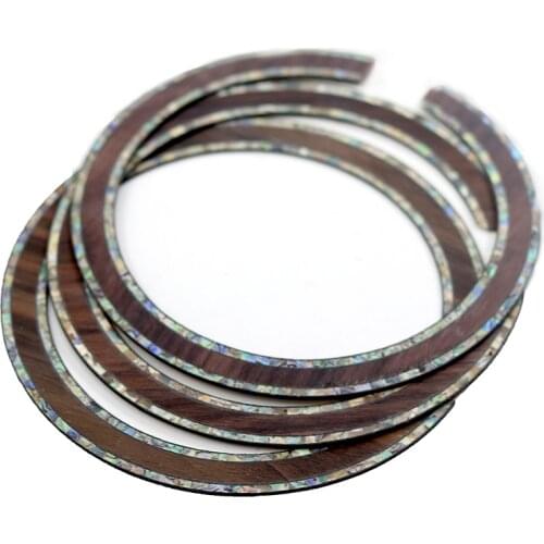 3PCS Guitar Sound hole Inlay Rose wood For Acoustic Guitar Guitar Accessories CLYKQ02