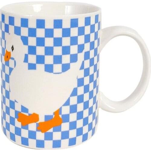 Korea style Ceramic Breakfast couple Mugs Creative Office Water Cups Cute Duck Coffee Mug Drinking Water Big Handgrip Girl Gift