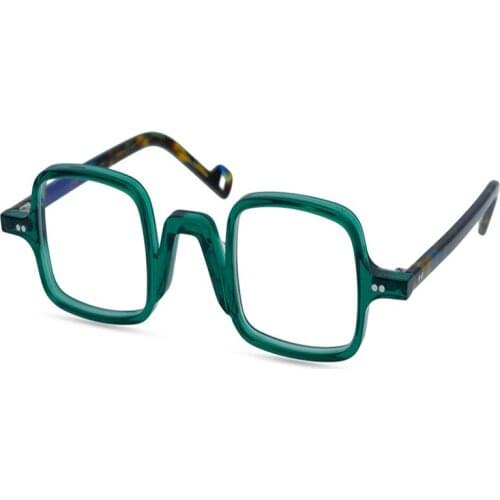 Square Acetate Small Glasses Frame Vintage Women Prescriptin Lens Optical Eyewear Anti-reflective Retro Reading Eyeglasses Men