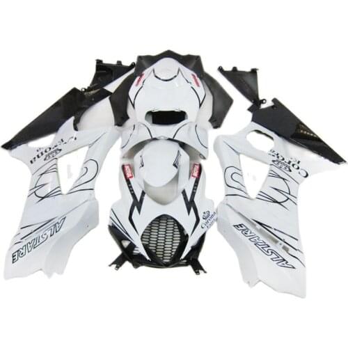 Customize Paint Fairing kit for SUZUKI GSXR 1000 2007 2008 White Black Fairings GSXR1000 07 08 DL978