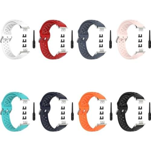 2021 New Breathable Replacement Silicone Wrist Sport Strap Watch Band for -HUAWEI Watch Fit 1.64" Vivid AMOLED Display Watch