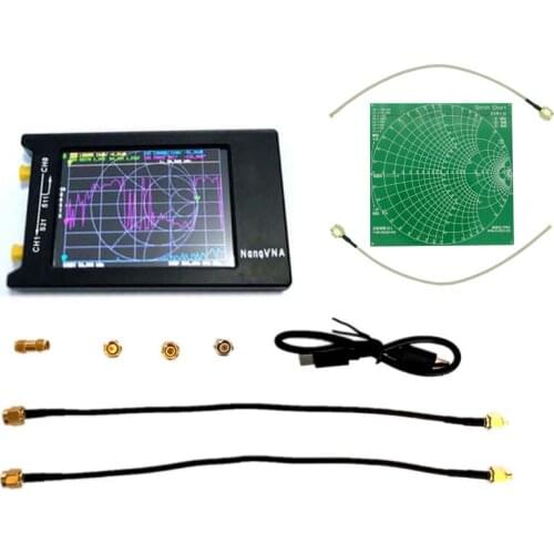 2020 Latest 4 inch LCD Display 10KHz~1.5MHz NanoVNA-H HF VHF UHF Vector Network Analyzer Antenna Analyzer RF Demo Kit