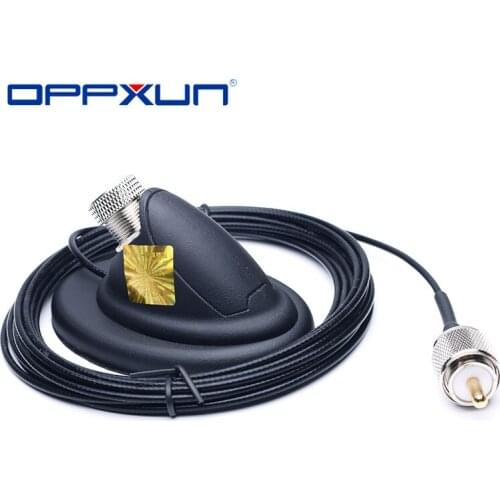 OPPXUN The Original K303 Bevel Antenna Sucker Base Tray K303B on-Board Intercom Line Cable with 4m-1.5 Wire High Quality