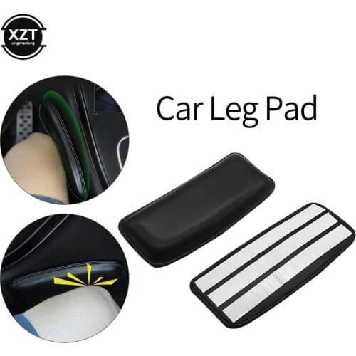 Cushion Thigh Support Knee Pad Interior Universal Accessories Soft Car Seat Pillow Leather 18X8.2cm