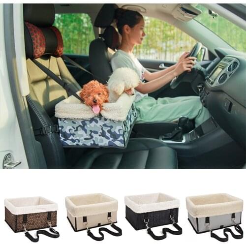 Foldable Washable Warm Booster Carrying Bag Case Pet Dog Car Seat Carrier for 5kg Dog Cat Small Animals Outdoor Supplies 2021