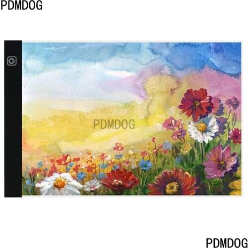 LED Diamond Painting Light Pad Lightpad Board Diamond Painting Accessories Tool Kits A3 A4 B4 A5 Drawing Graphic Tablet Box