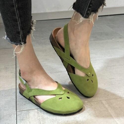 Fashion Womens Shoes 2021 Beige Heeled Sandals Large Size Luxury Black New Low Closed Big Comfort Girls Outside Summer Scandals