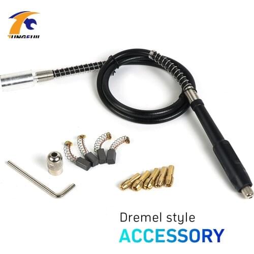 TUNGFULL M19*2 Flexible Shaft For Engraver Dremel Accessories For Rotary Tools Flexible Shaft Drill With Chuck For Mini Drill