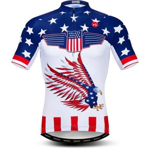 Weimostar USA Canada Mexico Cycling Jersey Men Breathable Summer Bike Shirts Short Sleeve Bicycle Clothing Maillot Ciclismo