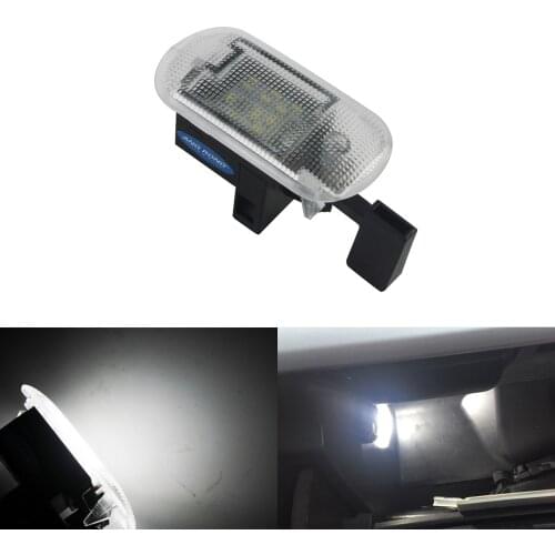 ANGRONG 1x Interior Lighting Canbus White LED Glove Box Light Lamp For VW New Bettle Bora Caddy Golf MK4 Touran Touareg