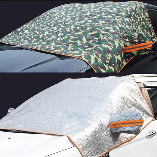 Car Windshield Snow Cover Car Windscreen Snow Block Cover Winter Thickening Automotive Snow Shield