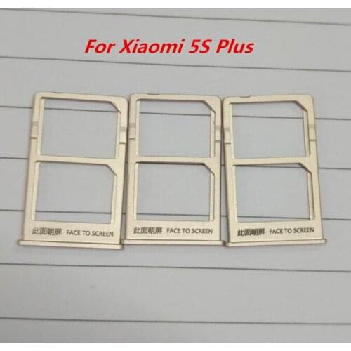 Dual SIM Holder Sim Tray For Xiaomi 5S Mi5S 5S plus Micro TF Card Replacement Repair Parts