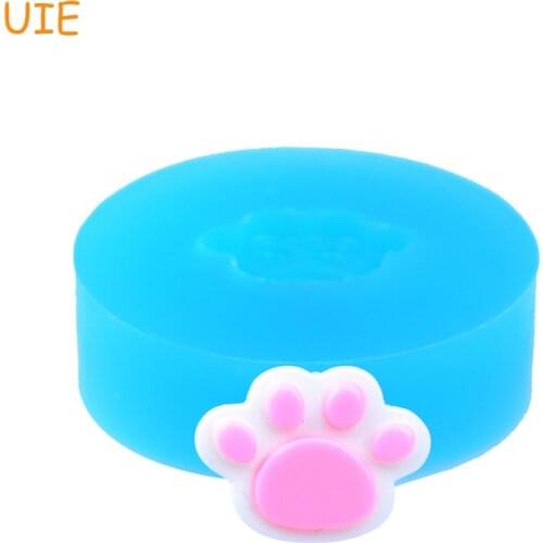 DYL359U 13.6mm Mini Animal Paw Flexible Silicone Mold - for Sugarcraft, Cake Decoration, Fondant, Candy, Gum Paste, Resin Molds