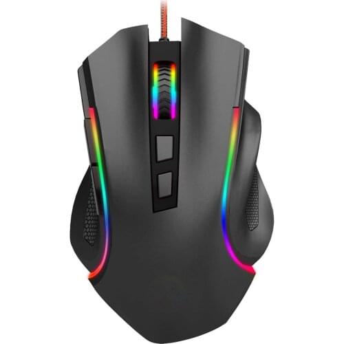 Gaming Mouse Wired, Ergonomic Computer Mice with 7 Programmable Buttons,5 Adjustable DPI Up to 7200 For PC Mac Laptop and Gamer