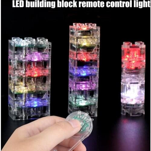 LED Light Classic Bricks Building Block Accessories Figures Parts remote control Battery City Street Creator Colorful Kids Toys