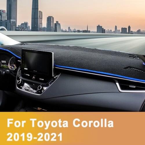 For Toyota Corolla E210 2019 2020 2021 Car Dashboard Cover Mat Avoid light Pad Sun Shade Dash Board Cover Carpets Accessories