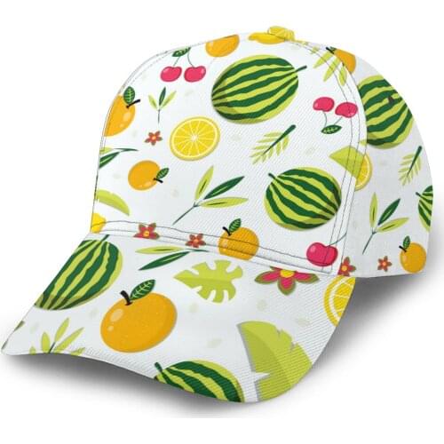 Summer Fruits Baseball Cap Fashion Men Hat Cap Summer Dad Hat Male Sports Hat