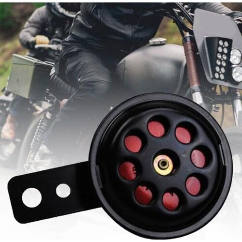 HOT SALES!!! Universal 12V 105db Motorcycle Motorbike Electric Horn Round Loud Speaker Siren