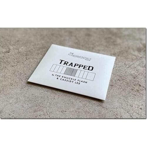 TRAPPED 2.0 by The Knuckle flash Card Magic Tricks props gimmicks Poker Magic Show Close up Magia Illusion Fun Magician