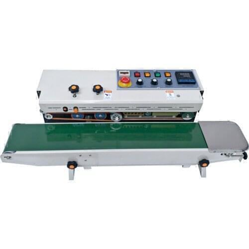 Dry Ink Plastic Bag Sealing Machine, Plastic Film Heat Sealer With Date Printing