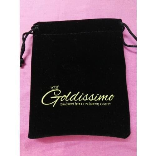 Wholesale custom logo velvet drawstring jewerly bag pouch, 9.5*14cm velvet gift packaging and storage bags, free shipping