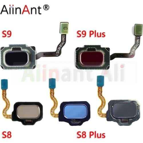 Original Back Home Button Touch ID Key Fingerprint Sensor Flex Cable For Samsung Galaxy S8 S9 Plus + G950F G955F G960F G965F