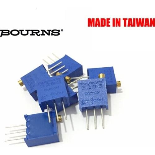 Free shipping 100pc original BOURNS potentiometer 3296W 10K 3296W-1-103LF multiturn trimming potentiometer