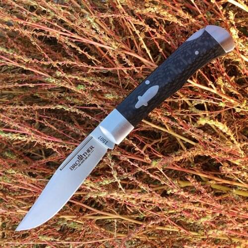 60HRC folding knife Pocket knives Slip Joint Modern Traditional VG10 Carbon Fiber Knife EDC Collection Brother knife