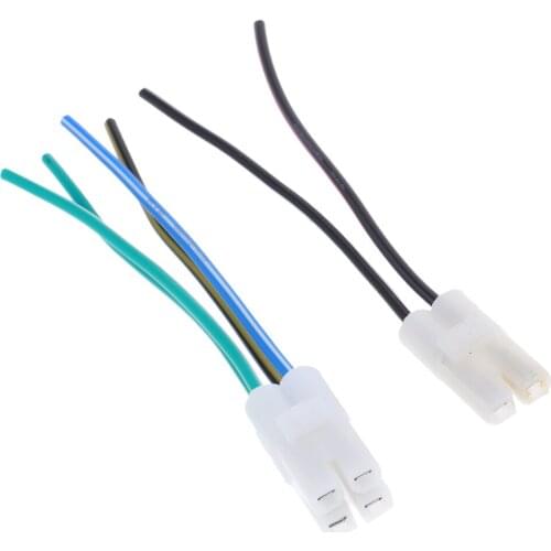 Igniter Connection Cable Assembly Motorcycle Engine Parts 2pcs Ignition Wires with Two-hole and Four-hole for CG150