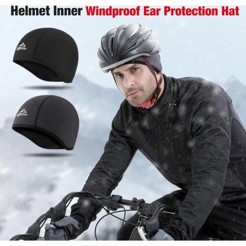 Outdoor Sports Hat Highly Elastic Waterproof Windproof Breathable Reflective Ear Protection Skull Cap Safe For Night Riding