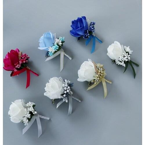Bridesmaid Flowers Wedding Corsage Rose Corsage Wwedding Accessories Corsage Wedding ROM80264